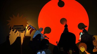Aliansi yang digambar tangan Pertarungan kekuatan Uchiha Shisui dengan Sasuke Izumi menggoda kelas U