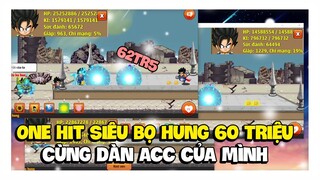 Ngọc Rồng Online - One Hit Siêu Bọ Hung 60 Triệu HP Cùng Dàn Acc Của Mình !