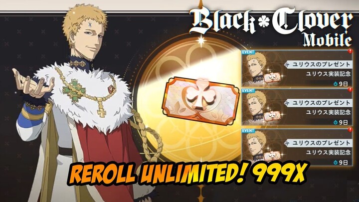 GAMENYA BENER-BENER F2P FRIENDLY!! MARI REROLL 999x - BLACK CLOVER M : RISE OF THE WIZARD KING