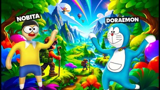 DORAEMON And NOBITA Did Extreme HIKING In JUNGLE In HFF!