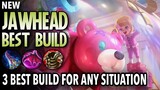 CANDY BEAR!! | Jawhead Best Build in 2021 | 3 Best Jawhead Build and Emblem - Mobile Legends