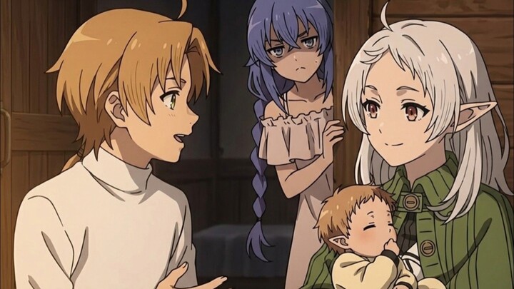 Rudeus X sylphy ciuman , Roxy auto cemburu 🤭 | Mushoku Tensei S2 ED Song-Musubime CV by Heroine Ch
