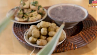 CHÁO ĐẬU ĐEN ăn cùng CÀ MUỐI và ĐẬU RÁN TẨM HÀNH _ Cùng Cháu Vào Bếp