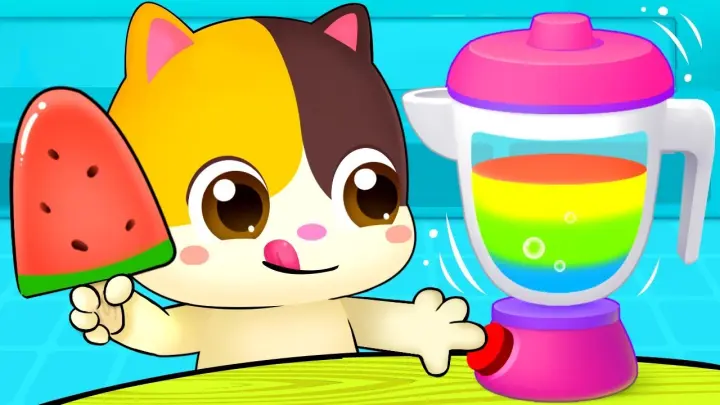 Rainbow Ice Pop - Colors Song | Vegetables Song | Learn Colors | Nursery Rhymes | Kids Songs|BabyBus