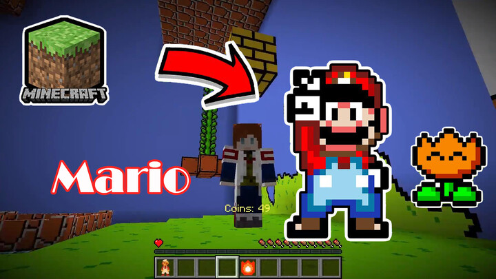 Minecraft Membuat Super Mario 64 100% Sama