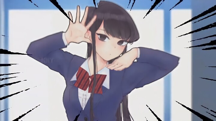 Komi-san doing JoJo Pose