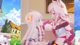 【Woomi】Woomi is playing with meimei buttocks live! Is the magic period too young?
