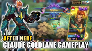 LEONARD CLAUDE SOLO RANK GOLDLANE SETELAH DINERF!! + BUILD CLAUDE TERBARU!! | MOBILE LEGENDS