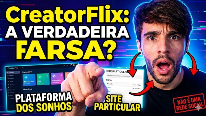 CREATORFLIX BETA VALE A PENA VEJA ANTES DE FAZER LIVE! OU VIDEO!