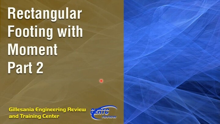 RCD Episode 15 - Rectangular Footing with Moment: Checking for the Footing Wide Beam