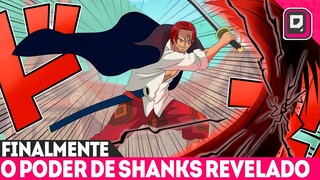 O NÍVEL REI PIRATA REVELADO - 25 ANOS DEPOIS FINALMENTE O PODER ABSURDO DE SHANKS   - ONE PIECE 1079