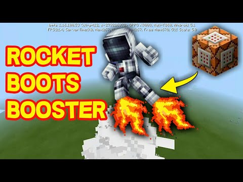 Minecraft Rocket Boots Booster Tutorial Bilibili