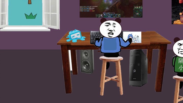 [Sand Sculpture Animation] When you are playing LOL and there is a child sitting next to you, what w