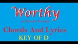 Worthy by Elevation Worship chords and lyrics Karaoke