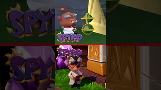 Langsung Nostalgia!🤯Spyro Original PS1 vs Remake PS4 #spyro #nostalgia #remake