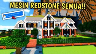 GILAAA NIH RUMAH!! DALEMNYA MESIN REDSTONE SEMUA!! - Map Showcase Minecraft #220