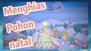 Menghias Pohon natal
