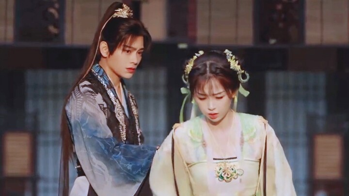 “Why does she suddenly like you?” I just love these moments when they go wild behind the scenes, but