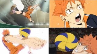 All Receives of Hinata Shōyō from Haikyuu (All Seasons)