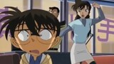 Ran will give Shinichi a roundhouse kick when he come back