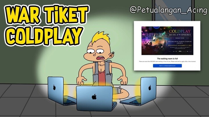 BOCIL KEMATIAN Menolak LAHIR.!! Sibuk PUSH RANK Hamil Lucu  Funny Cartoon Acing