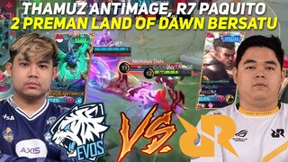 ANTIMAGE THAMUZ @R7 Tatsumaki PAQUITO EVOS X RRQ - DUAL OFFLANER TERKERAS LANE KIRI KANAN AUTO WIN