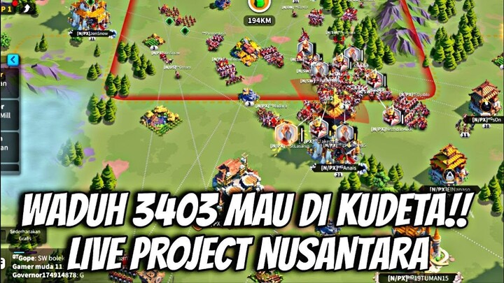 live 3403 nusantara projek mau di kudeta