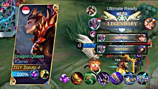 GG PAG SI KARRIE NANGBURST! 🔥💯 | 2 MANIAC'S IN JUST ONE GAME! 🤣😂 ~ MLBB