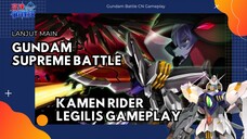 Bisa Rider Kick...😱🔥🔥 !!! Kamen Rider Legilis Gameplay || Gundam Battle