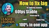 How to Get 60fps in WildRift (60fps Stable) Updated