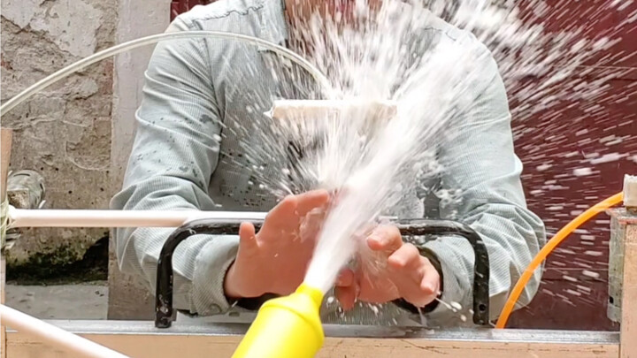 Homemade hand washers