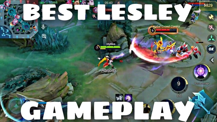 BEST LESLEY MANIAC GAMEPLAY MOBILE LEGENDS!!☠️