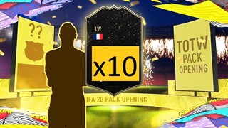 SIÊU TIỀN ĐẠO CHỈ SỐ 91 ĐÃ RA TRONG 10 GÓI TOTW PACK | FIFA 20 MỞ THẺ