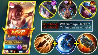 NEW UPDATE NEW META YIN INSPIRE | YIN VS YU ZHONG SIDELANE | MOBILE LEGENDS