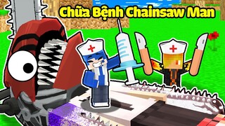 HUY NOOB CHỮA BỆNH CHAINSAW MAN TRONG MINECRAFT*HUY NOOB CHAINSAW MAN ⛓️🚨