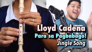 Lloyd Cadena para sa Pagbabago Jingle Song - Easy Recorder Letter notes | Fute Chords