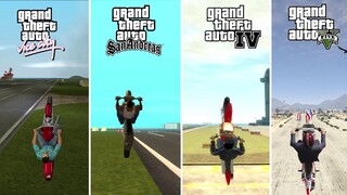 Backflip On Motorbike in GTA Games