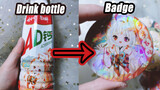 Handcraft|Use Beverage Bottles Make Badges