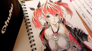 【Ohuhu】１本78円●コピックそっくりのイラストマーカー_レビューとメイキング