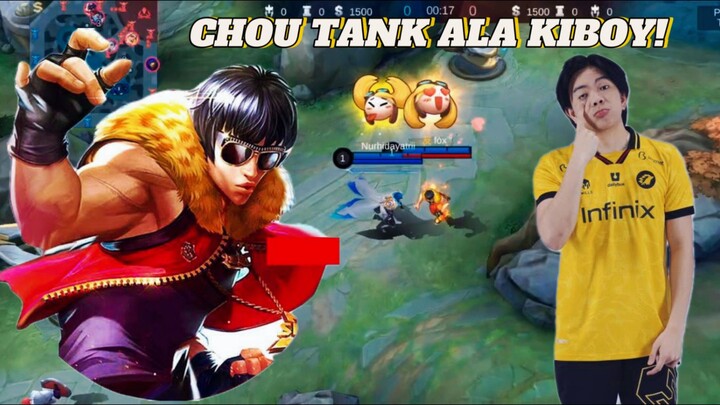 NGIKUTIN GAYA MAIN CHOU KIBOY, ASLI SERU PARAH! - Mobile Legends