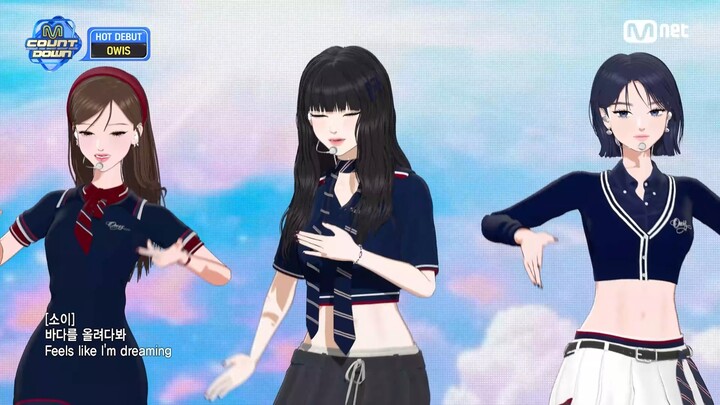 Virtual Girl Group OWIS’ Debut Track MUSEUM – First Stage Performance