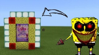 CARA MEMBUAT PORTAL SPONGEBOB.EXE - MINECRAFT