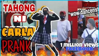 Dancing TAHONG ni CARLA public PRANK ( BACK TO SCHOOL EDITION )