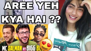 MC SALMAN FT BIGG BOSS - CARRYMINATI REACTION