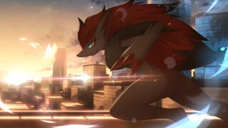 "Fight the three sacred beasts! I am the Overlord of Phantoms - Zoroark"