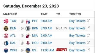 NBA Picks l December 23, 2023 l Philippine Time | Pinoy Silent Picks
