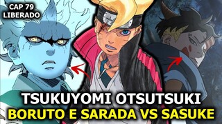 HYPE MÁXIMO! BORUTO E SARADA VS SASUKE EM KONOHA! - BORUTO 79