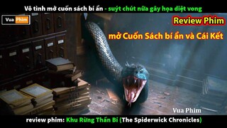 vô tình mở cuốn sách bí ẩn và cái kết - review phim Khu Rừng Thần Bí