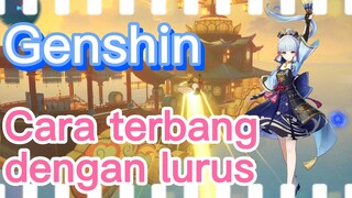 Cara terbang dengan lurus