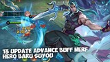 13 Update Hero Baru Suyou! Gusion Buff Chou Nerf Efek Talent Impure Rage Berubah -  Mobile Legends